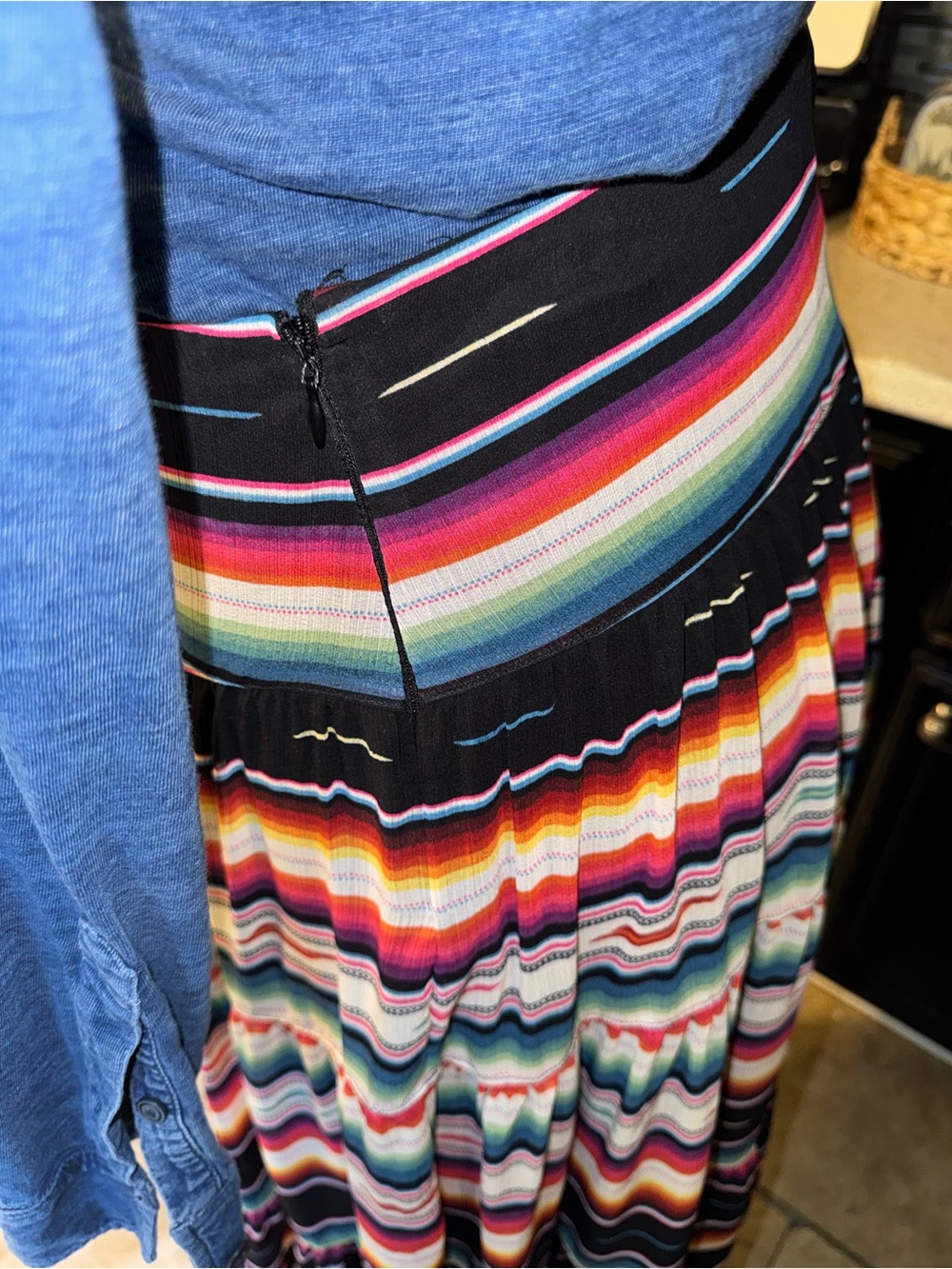 Black label Ralph Lauren Serape Skirt - large xl - Picture 3 of 7